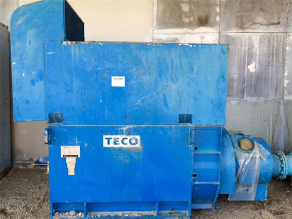 TECO 750 kW (1020 HP) 3-phase Induction Motor 1188 RPM, 60 Hz